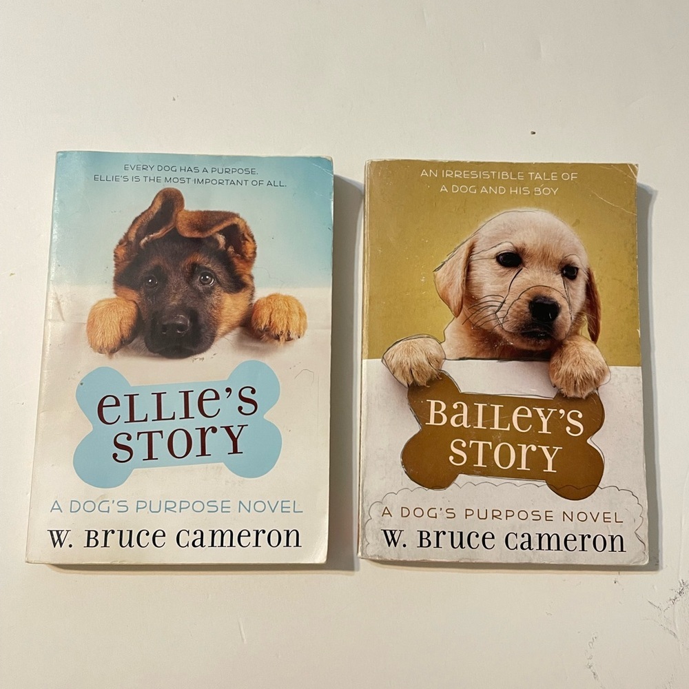 Bundle of 2 Scholastic Ellie's Story & Bailey's Story Children’s Books,Paperback